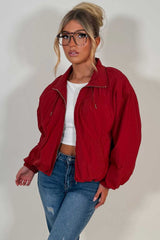 transitional funnel neck jacket for womens cernucci styledup uk  