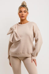 womens sweatshirt with bow