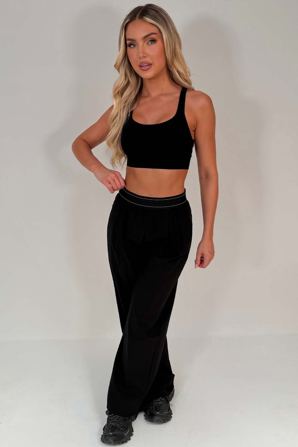 suit up wide leg womens trousers alo inspired uk