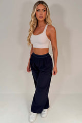 suit up wide leg womens trousers alo inspired uk
