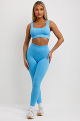 leggings and crop top set gym wear