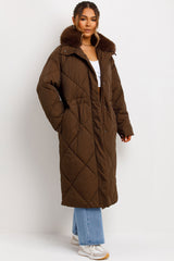 womens zara coat longline uk