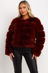 real fur bubble coat uk