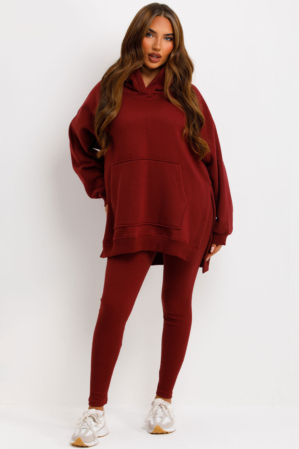 womens leggings and hoodie two piece set