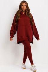 womens oversized hoodie and leggings co ord set