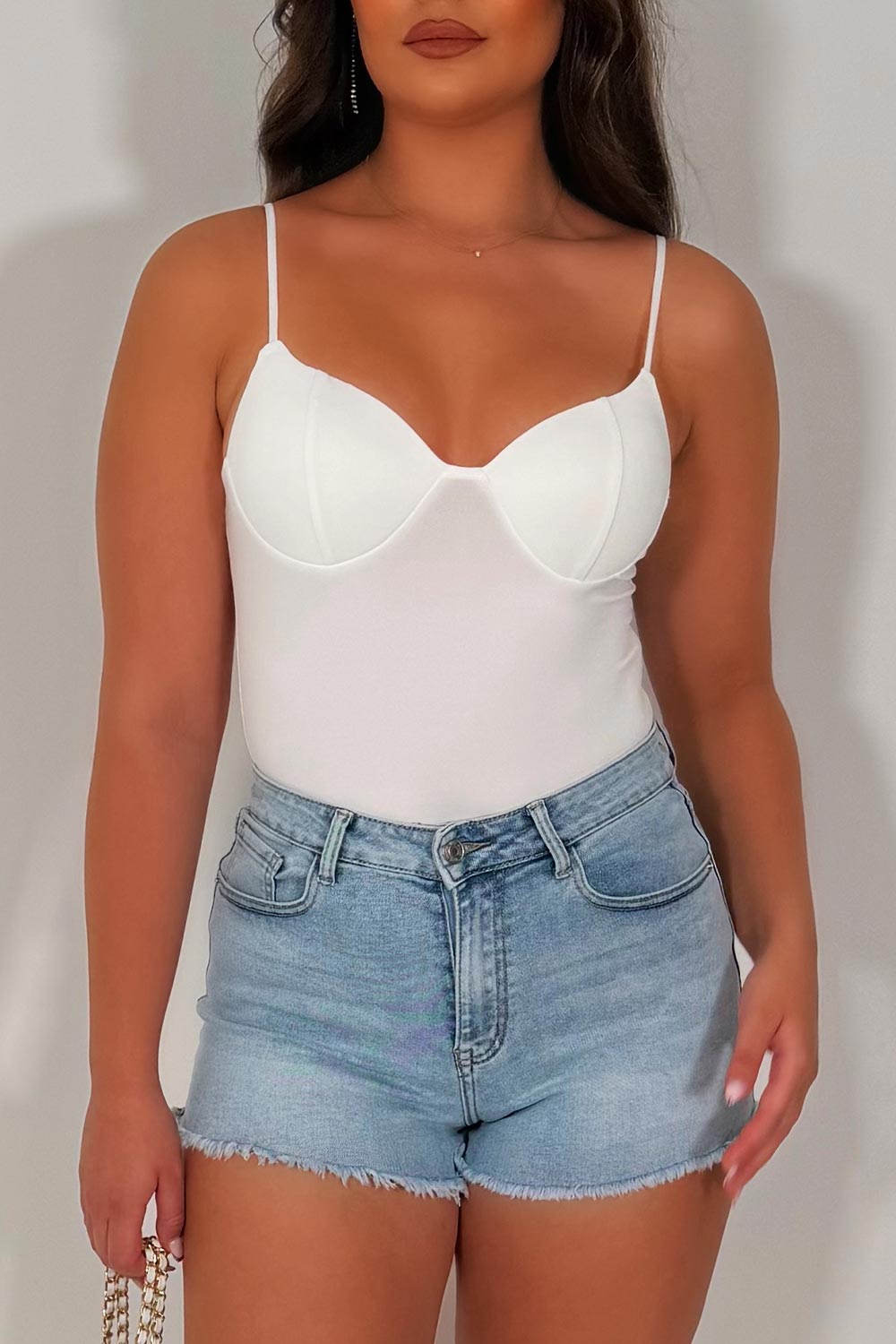 cupped corset top styledup uk