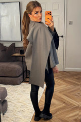 womens cape with scarf poncho 