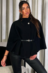 cape with belt womens styledup