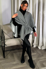 bow front cape shawl womens