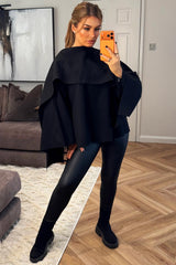 womens zara cape with scarf styledup christmas outfit zara uk 