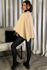 women's cape shawl bow front