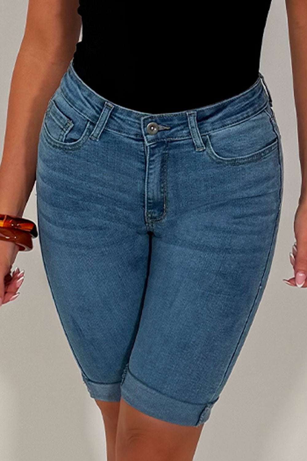 denim capri pants styledup uk