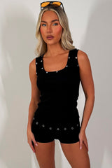 fold over shorts and top co ord set styledup uk