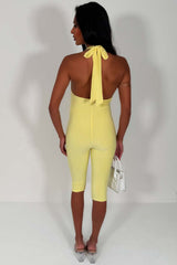 backless capri jumpsuit holiday festival outfit styledup