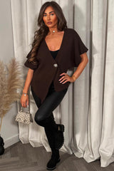 womens knitted cardigan with gold button christmas outfit