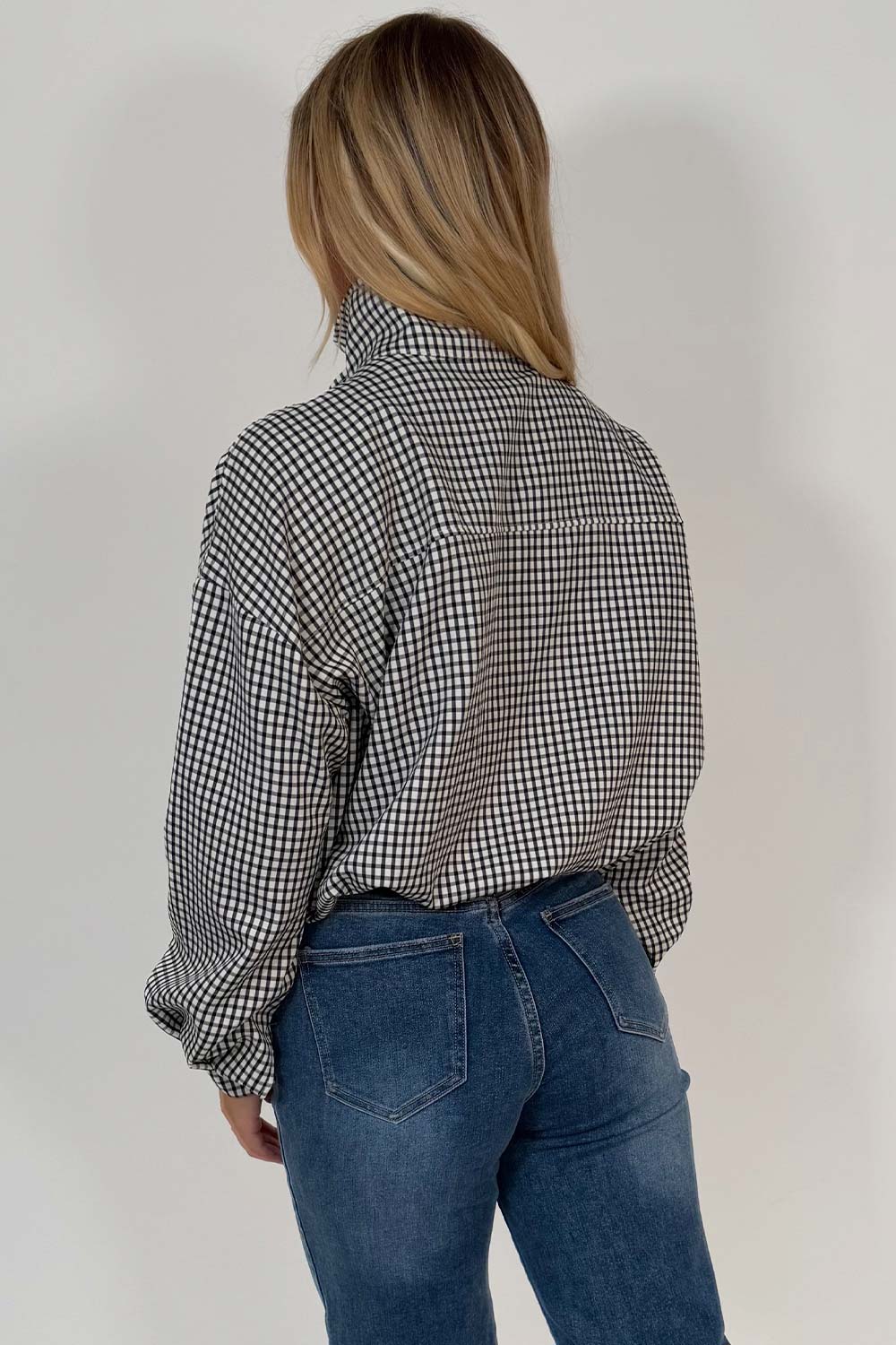 womens checked jacket festival windbreaker styledup uk