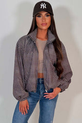 long sleeve womens check jacket zara uk styledup 