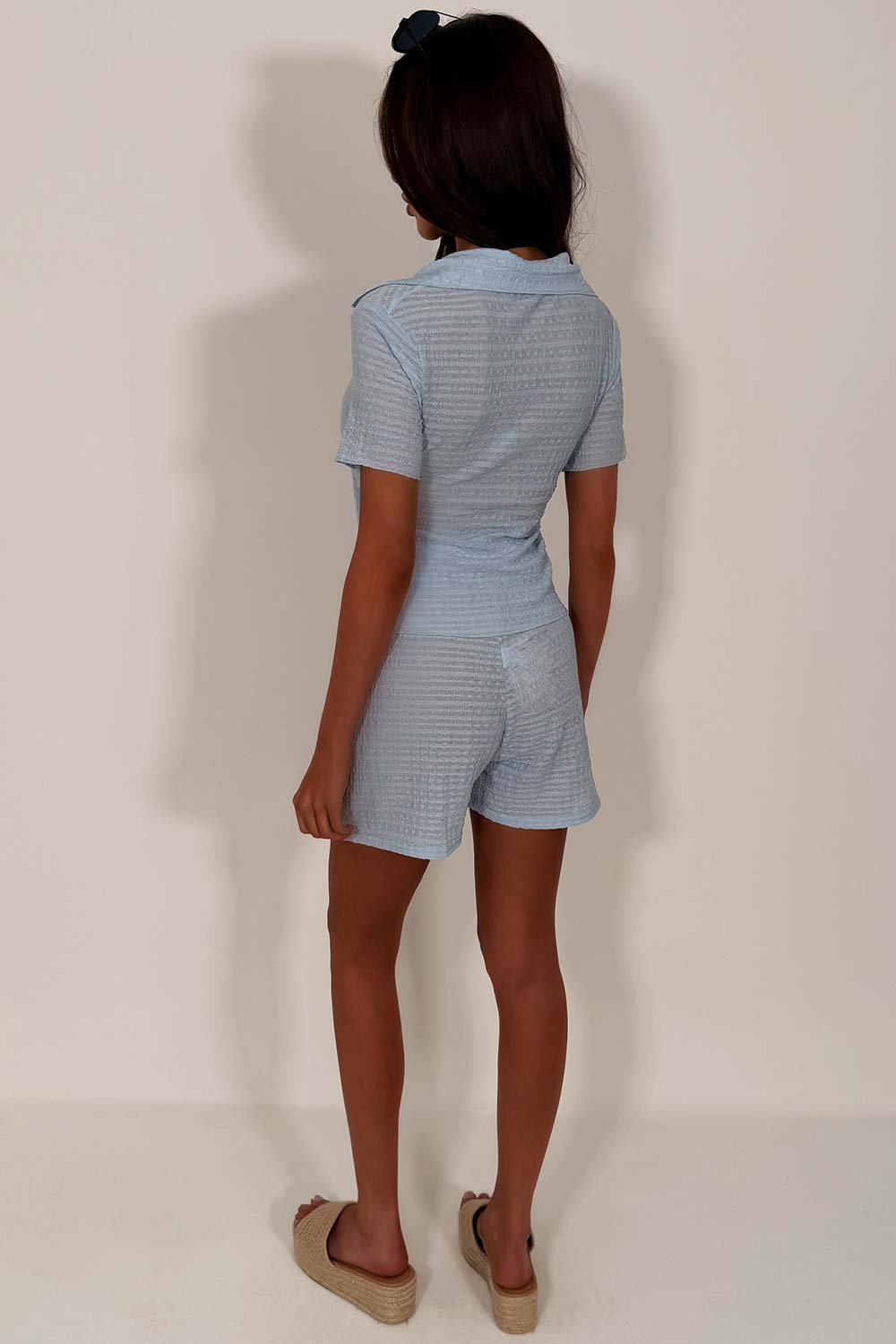 zara womens top and shorts matching summer holiday travel outfit styledup uk