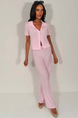 zara womens trousers and top co ord set styledup