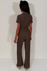 zara womens top and straight leg trousers co ord set summer holiday outfit