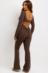 booty lifting long sleeve jumpsuit