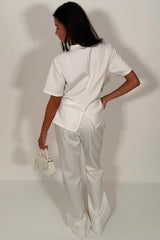 womens travel airport outfit summer lounge set 