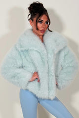 zara womens fur jacket with collars 