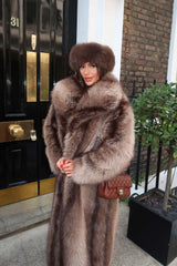 womens long faux fur coat zara uk