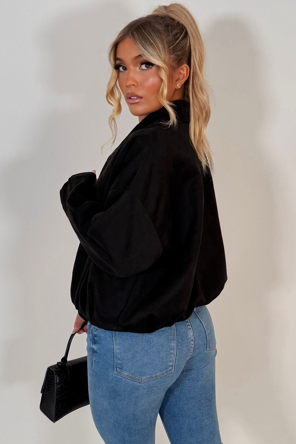 black suede jacket for womens styledup uk