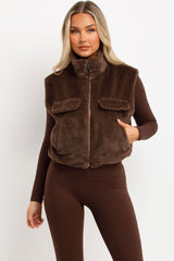 teddy gilet womens styledup