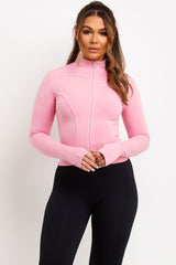 womens sculpt zip up sports jacket