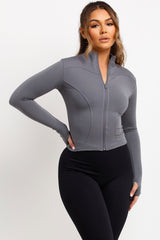 womens sculpt zip up sports jacket