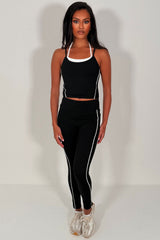 alo yoga airbrush high waist legging & double up bra top two piece matching set uk sale styledup fashion uk sale
