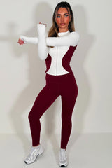 womens lululemon leggings and sport track jacket set styledup uk