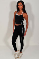 womens alo yoga double up top and leggings two piece matching set styledup sale