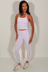 womens alo yoga double up top and leggings two piece matching set styledup sale