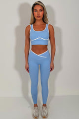 lululemon leggings and top two piece activewear pilates yoga outfit set styledup uk