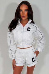 womens shorts tracksuit summer holiday festival outfit styledup uk