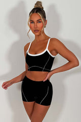 womens alo yoga pilates shorts outfit uk sale styledup