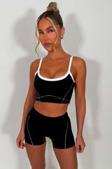 alo yoga shorts and top two piece yoga pilates co ord set styledup uk sale