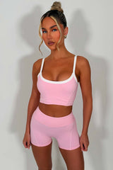 womens alo yoga shorts co ord pilates outfit 