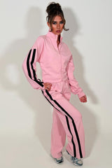 womens side stripe loungewear co ord set styledup 