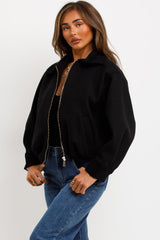 zara short bomber jacket womens outerwear 