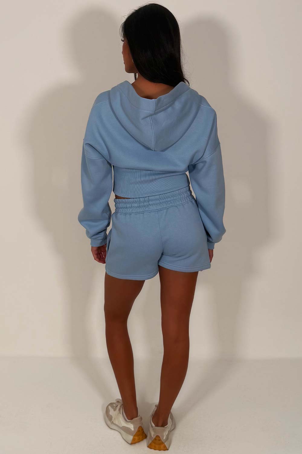 corset hoodie and shorts tracksuit co ord set styledup