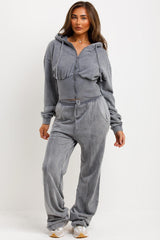 womens zara crop corset hoodie and joggers two piece loungewear co ord set styledup fashion airport outfit 