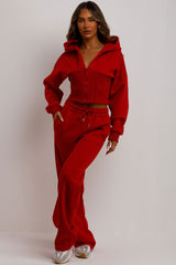 corset hoodie and joggers tracksuit co ord set for womens styledup