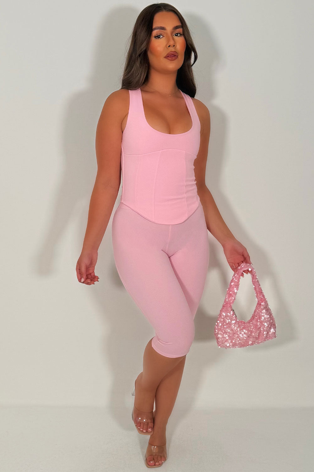 capri pants and corset top co ord set styledup summer festival holiday outfits uk