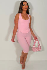 capri pants and corset top co ord set styledup summer festival holiday outfits uk