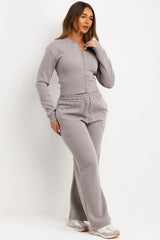 womens dove airport outfit loungewear set zara uk