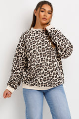 leopard print sweatshirt for womens uk